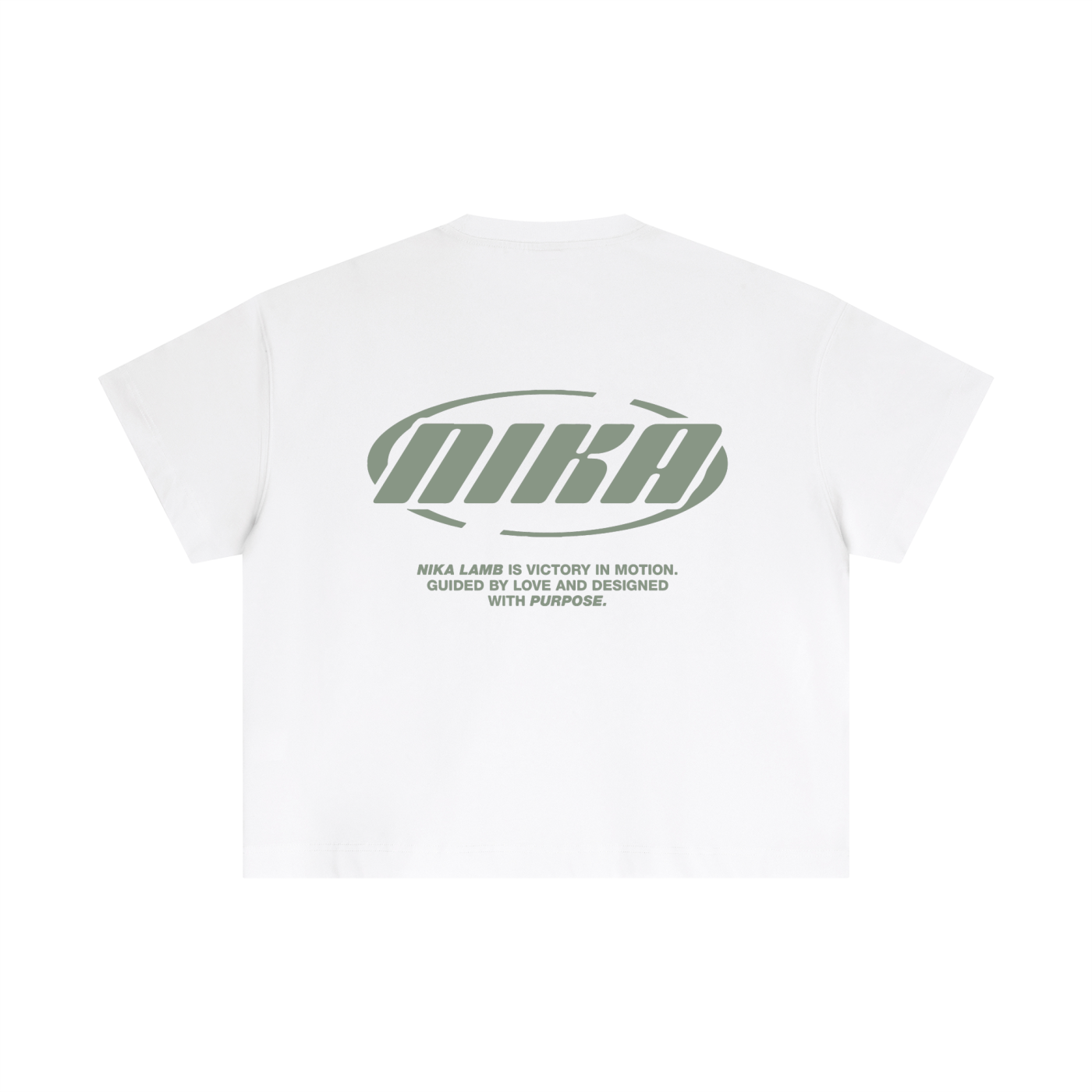 Victory Tee- Sage